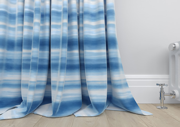 Ombre Velvet, Vivid Blue - Made to Measure Curtains - Image 6